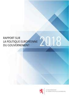 Rapport sur la politique européenne du gouvernement 2018
